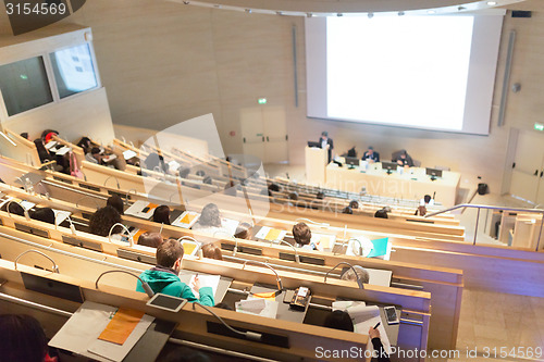 Image of Audience in the lecture hall.