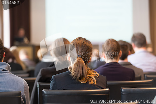 Image of Audience in the lecture hall.