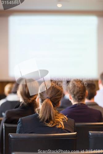 Image of Audience in the lecture hall.