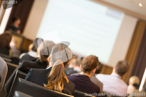 Image of Audience in the lecture hall.