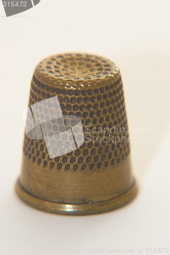 Image of brass thimble