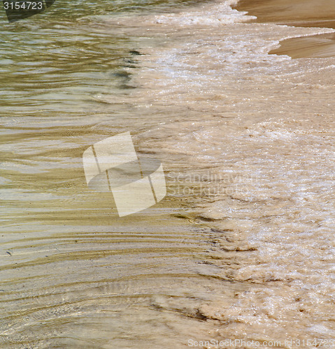 Image of abstract    thailand kho tao bay coastline   and south china sea