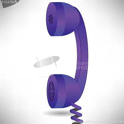 Image of blue handset