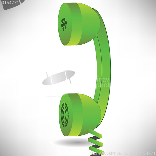 Image of green handset