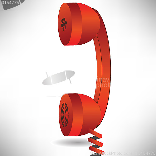 Image of red handset