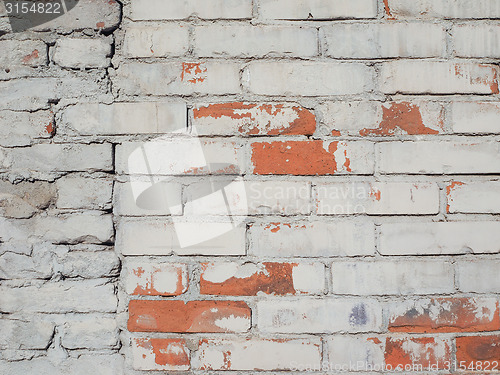 Image of White brick wall