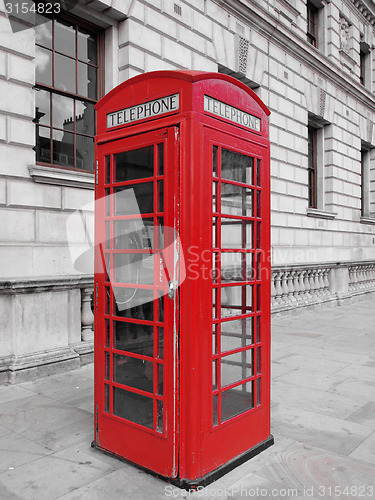Image of London telephone box