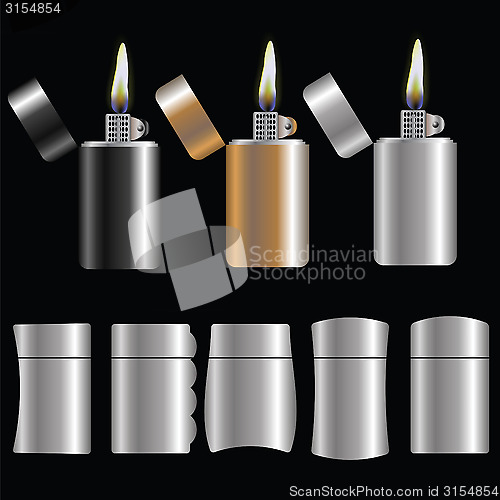 Image of set of lighters