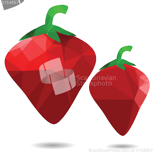 Image of red strawberries