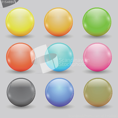 Image of set of colored balls