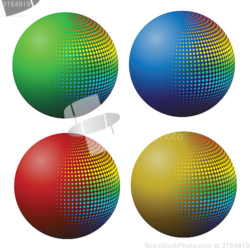 Image of spheres