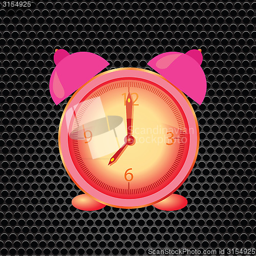 Image of pink alarm clock