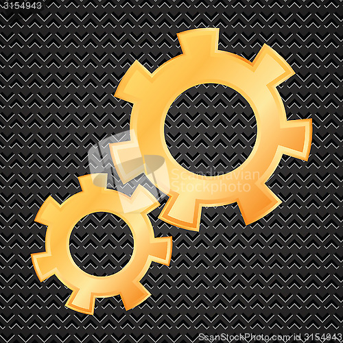 Image of gold gears