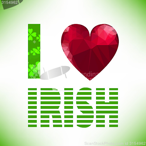 Image of I love irish