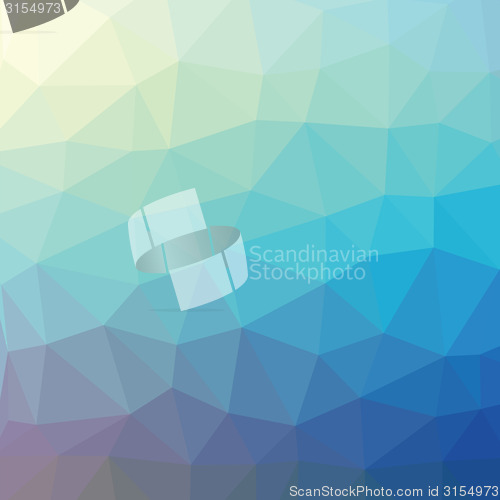 Image of blue polygonal background