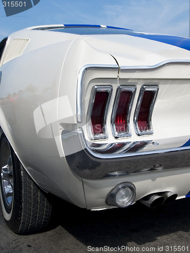 Image of Detail of American sportscar
