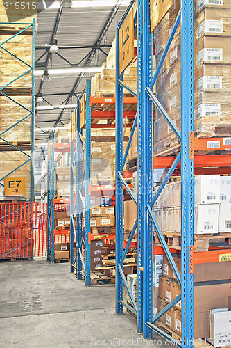 Image of Shelves in warehouse