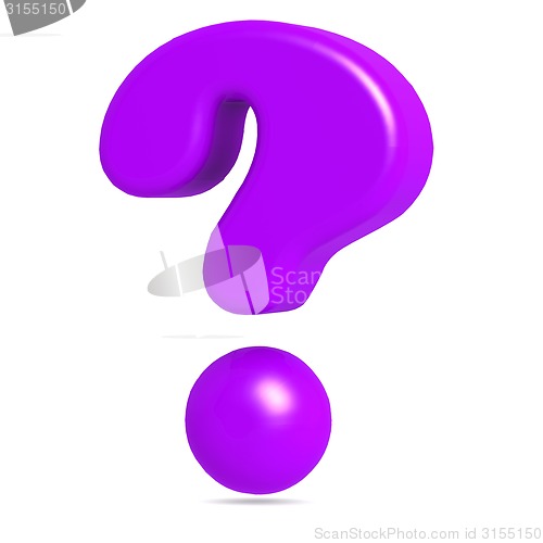 Image of Purple question mark