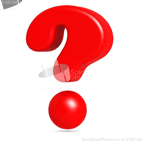 Image of Red question mark