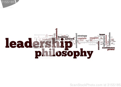 Image of Leadership philosophy word cloud