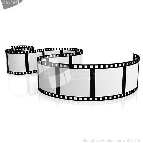 Image of Isolated film strip