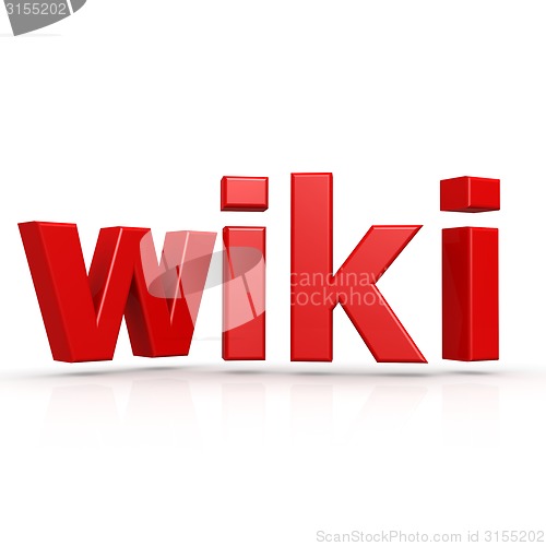 Image of Red wiki word