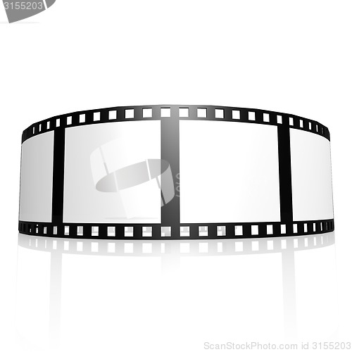 Image of Isolated film strip