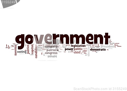 Image of Government word cloud