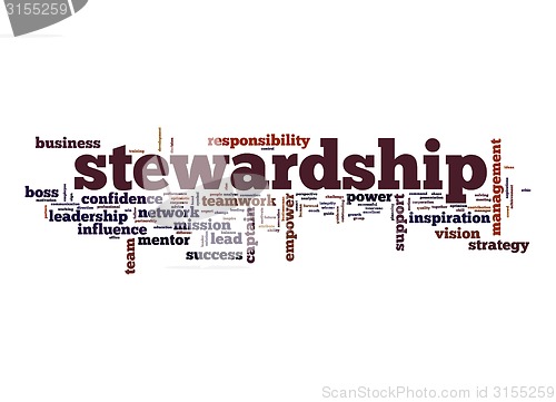 Image of Stewardship word cloud