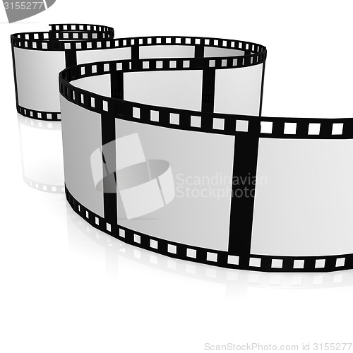 Image of Isolated film strip