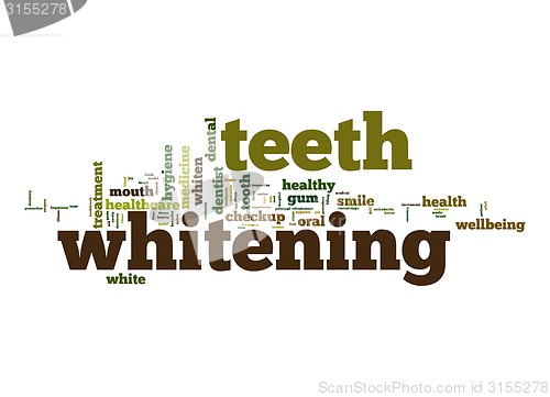 Image of Teeth whitening word cloud