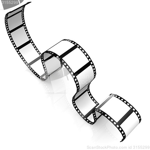 Image of Isolated film strip