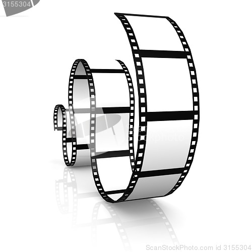 Image of Isolated film strip