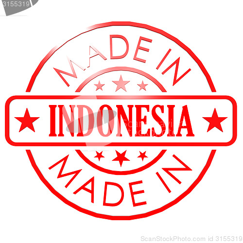 Image of Made in Indonesia red seal
