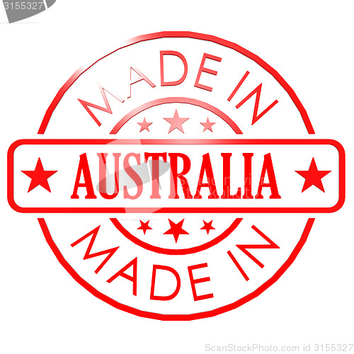 Image of Made in Australia red seal