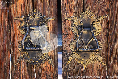 Image of old wooden door