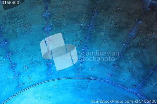 Image of old metal tank
