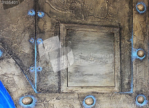 Image of old metal tank