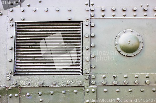 Image of old metal tank