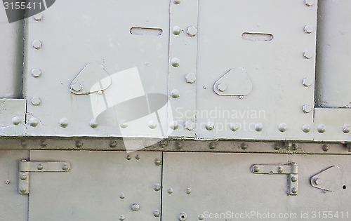 Image of old metal tank