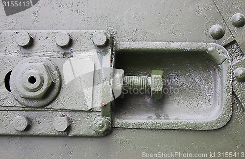 Image of old metal tank