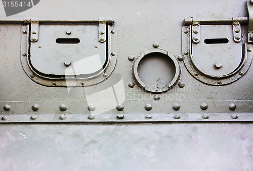 Image of old metal tank