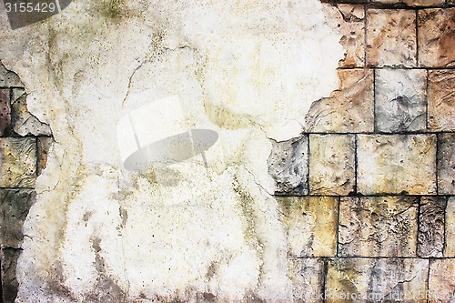 Image of old decorative wall stucco