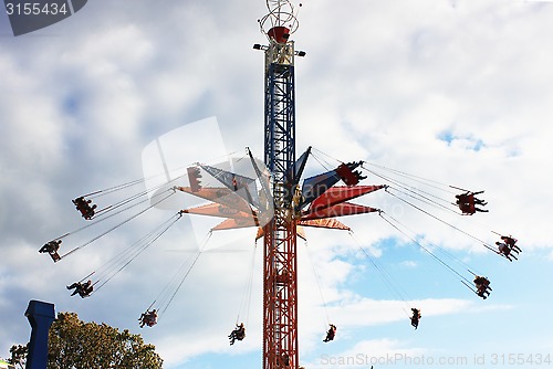 Image of  carousel in motion