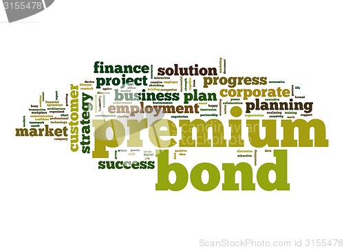 Image of Premium bond word cloud