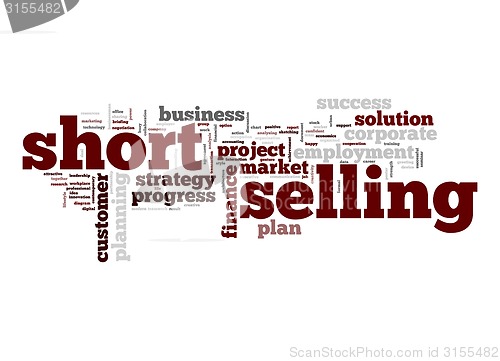 Image of Short selling word cloud