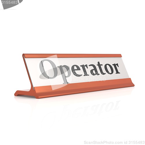 Image of Operator table tag