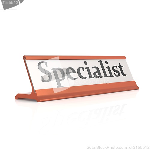 Image of Specialist table tag