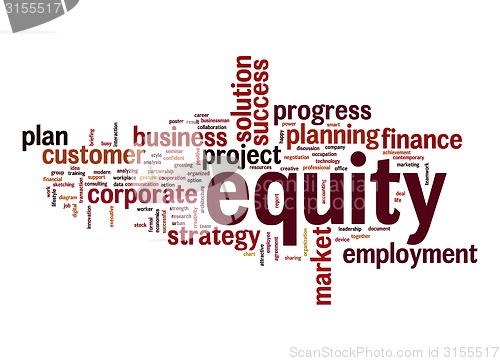 Image of Equity word cloud