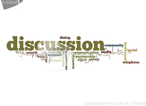 Image of Discussion word cloud